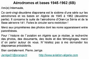 122 - AERODROMES ET BASES 1945-1962-1-ORAN LA SENIA BA 141 (1)